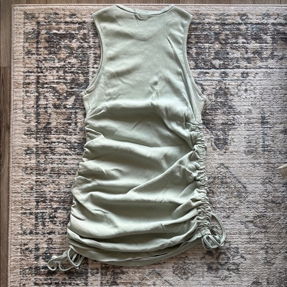 Garage Green Ruched Mini Dress - Picture 2 of 2